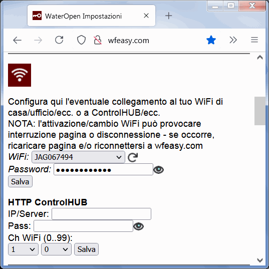 collegamento wifi