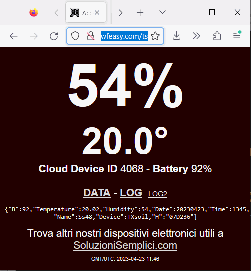 sensore umidit temperatura remo