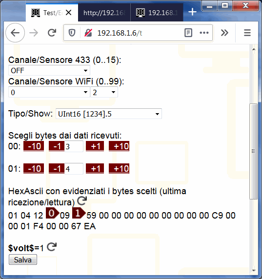 estrazione dati modbus