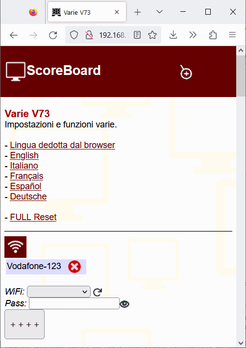 segna punti tennis basket calcio